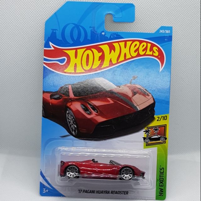 Hot Wheels 17 Pagani Huayra Roadster Shopee Malaysia