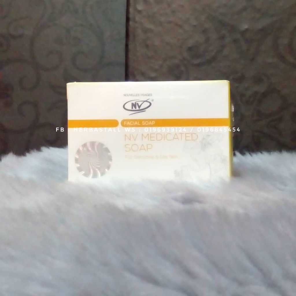 [FREEGIFT] NV MEDICATED SOAP FOR SENSITIVE & OILY SKIN 150G Shopee