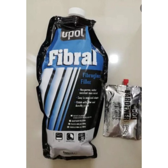 UPOL Fibral Fiberglass Filler with Hardener(880ml) Shopee Malaysia