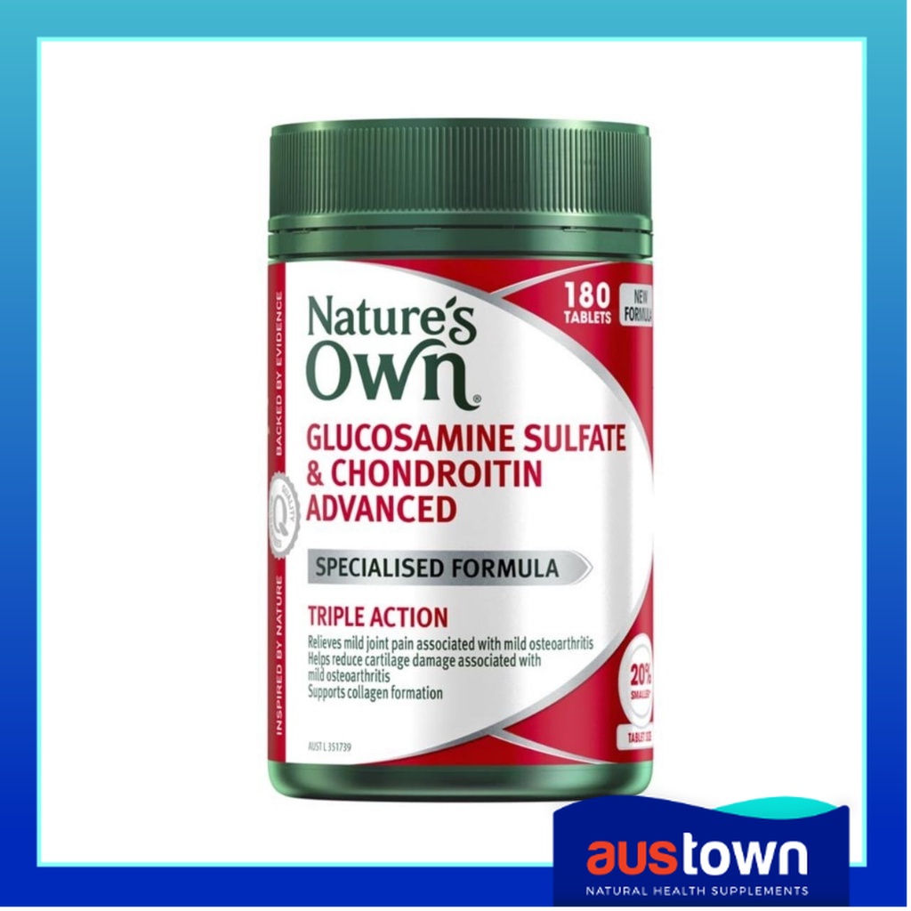 Nature's Own Glucosamine Sulfate & Chondroitin Advanced 180 Tablets