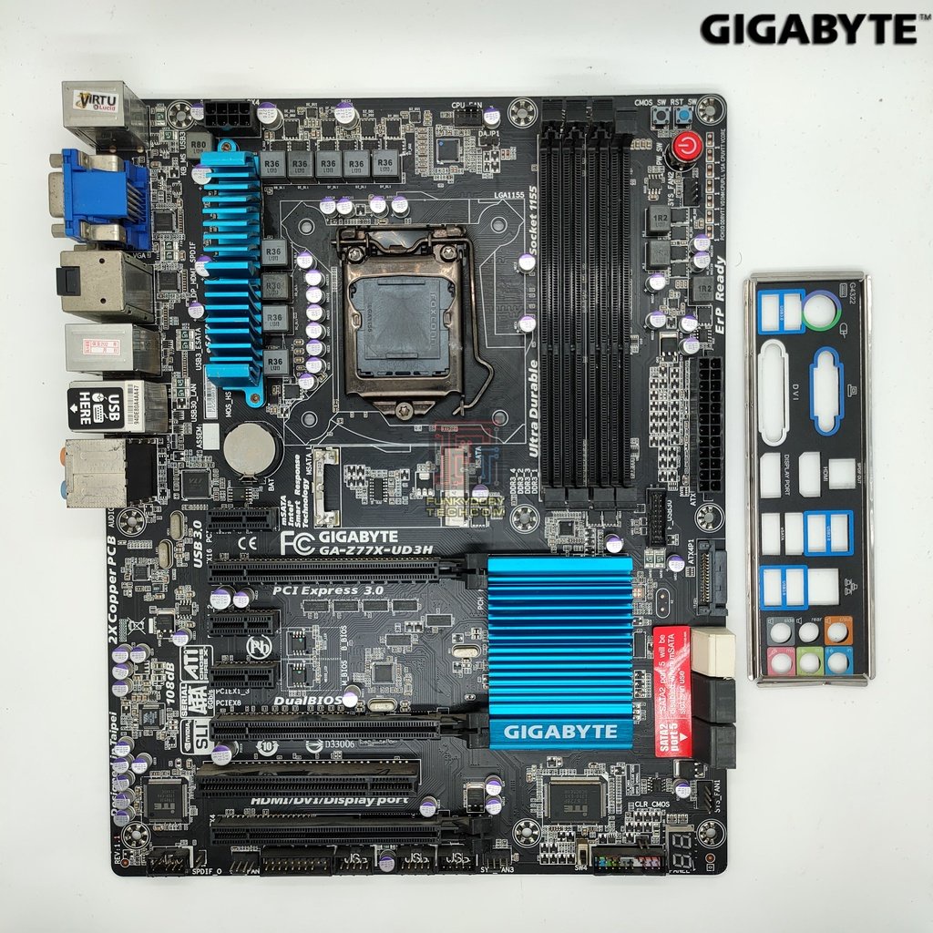 Gigabyte GA-Z77X-UD3H ATX LGA1155 Motherboard