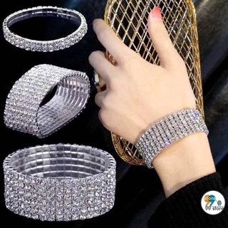 Luxury Jewelry Women Crystal V Bangle Bracelet 2023 Korean Fashion