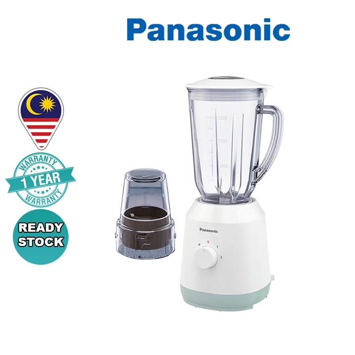 PANASONIC MXEX1511WSK 1.5L Plastic Jug Blender & Plastic Mill