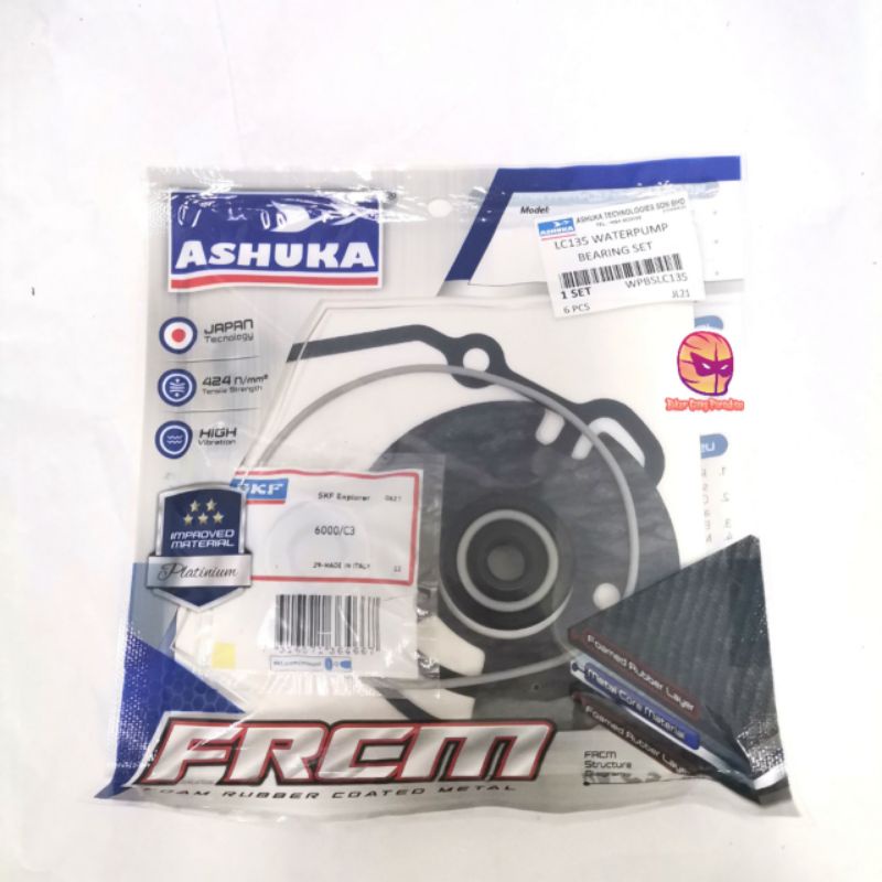 100 ORIGINAL Ori LC135 WATER PUMP OIL SEAL + BEARING COMP SET ASHUKA