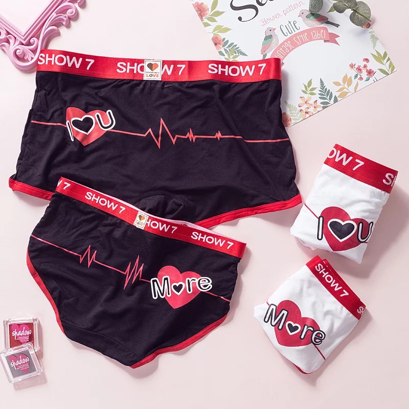 Men Women Underwear Couple Valentines Day Underwear Couple