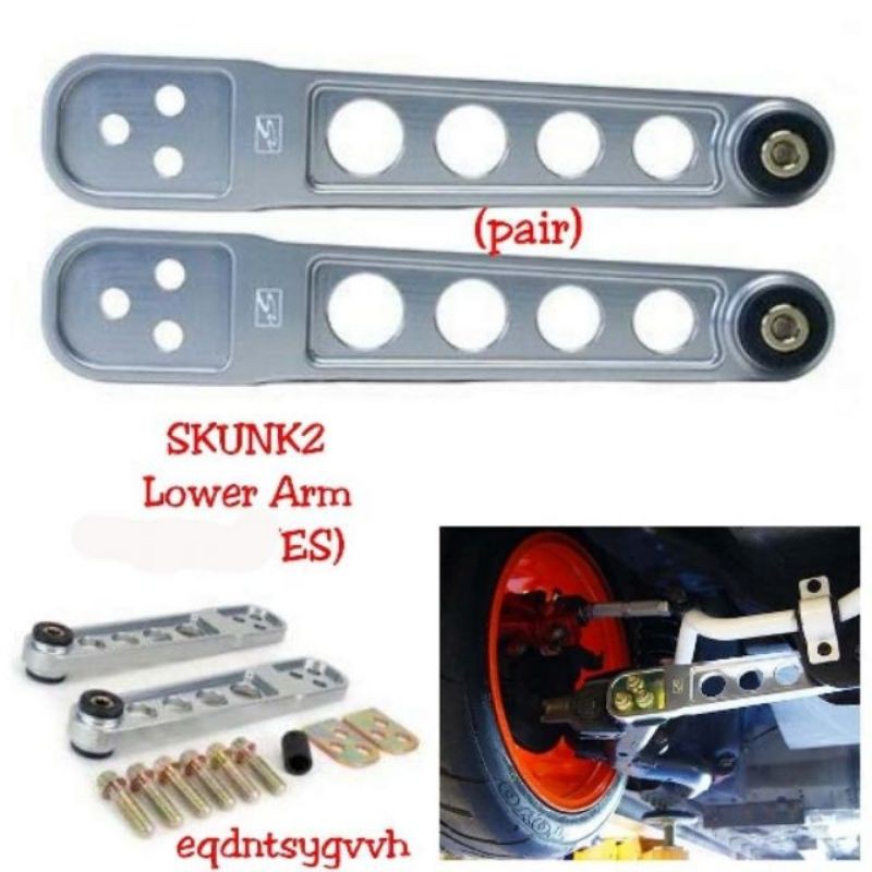 Skunk2 Rear Lower Control Arm Honda Civic ES EP3 (GOLD / SILVER