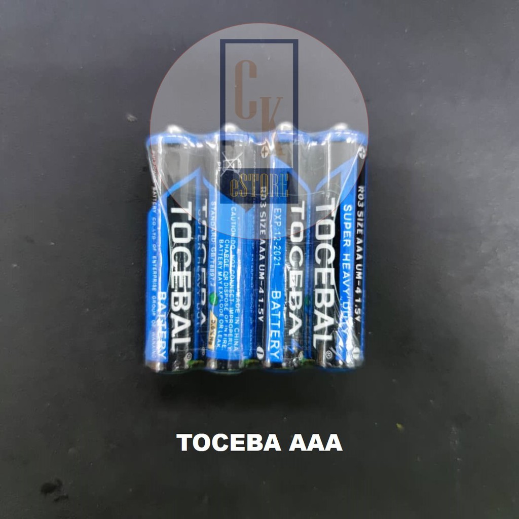 Bateri AA AAA VTEC Extra Heavy Duty Bateri Kuasa Tinggi Untuk Remote ...