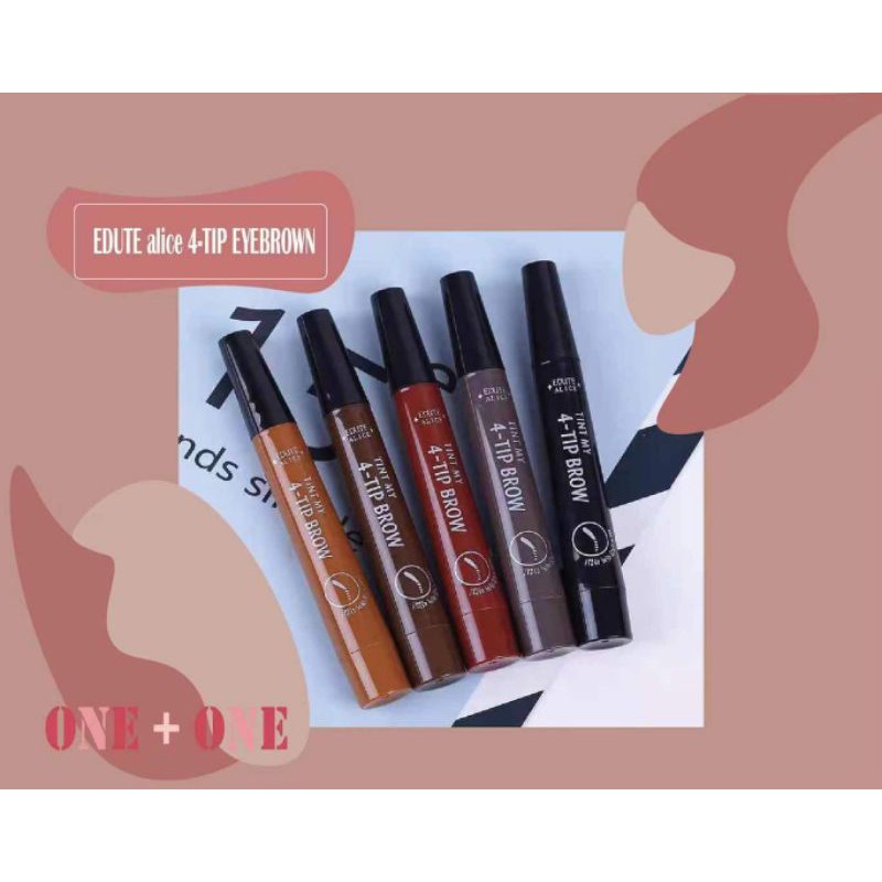 EDUTE ALICE 4 tip eyebrow pen edute alice