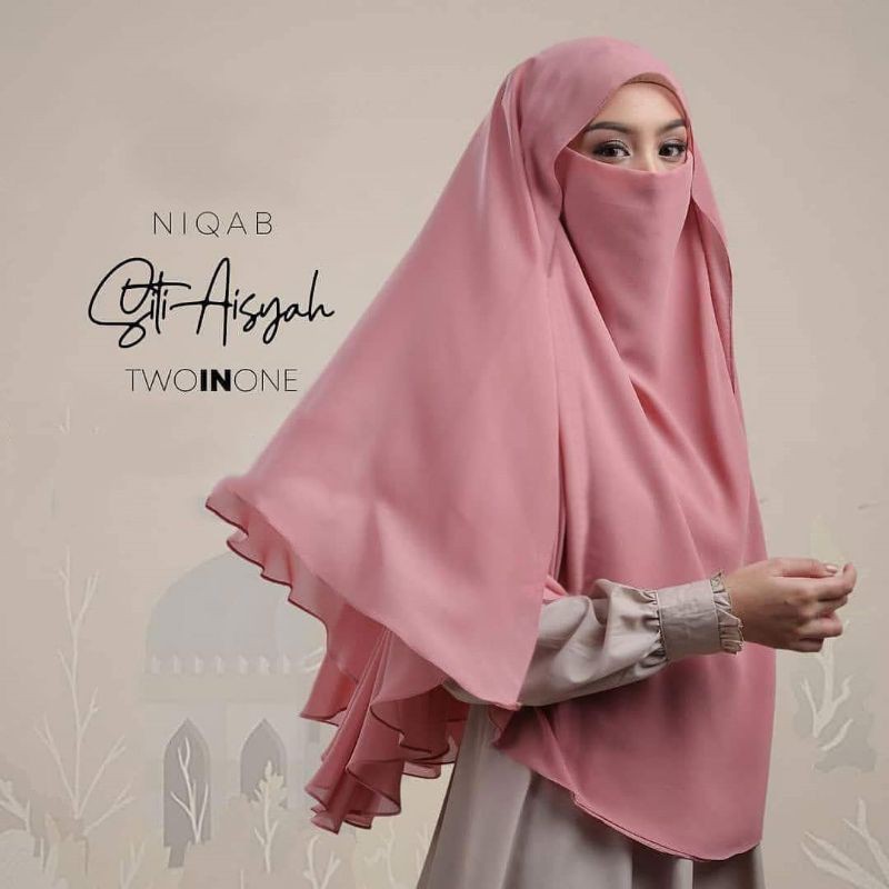 Jilbab Hijab Hijab Bergo Instant French Khimar Veil Tali Siti Aisyah Niqab Syari Jumbo Shopee