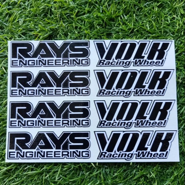 RIM STICKER RAYS VOLK RACING TE37🌟 | Shopee Malaysia