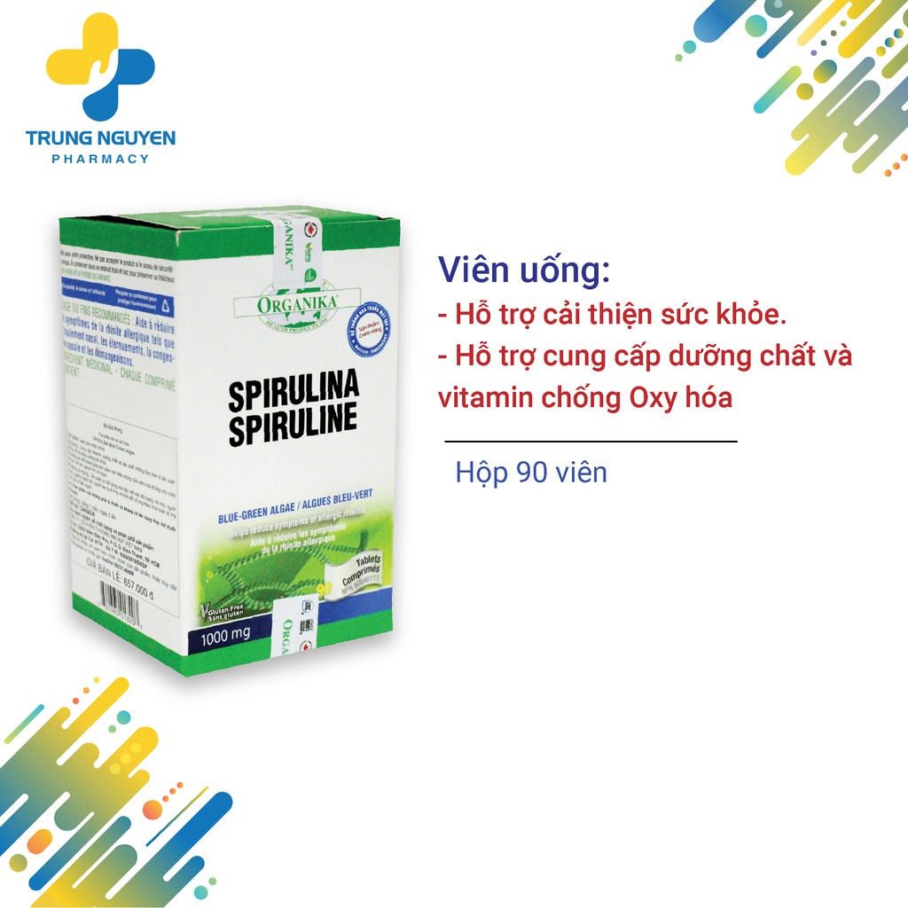 Organika Spirulina oral tablet helps to improve Resistance (Box of 90 capsules) Shopee Malaysia