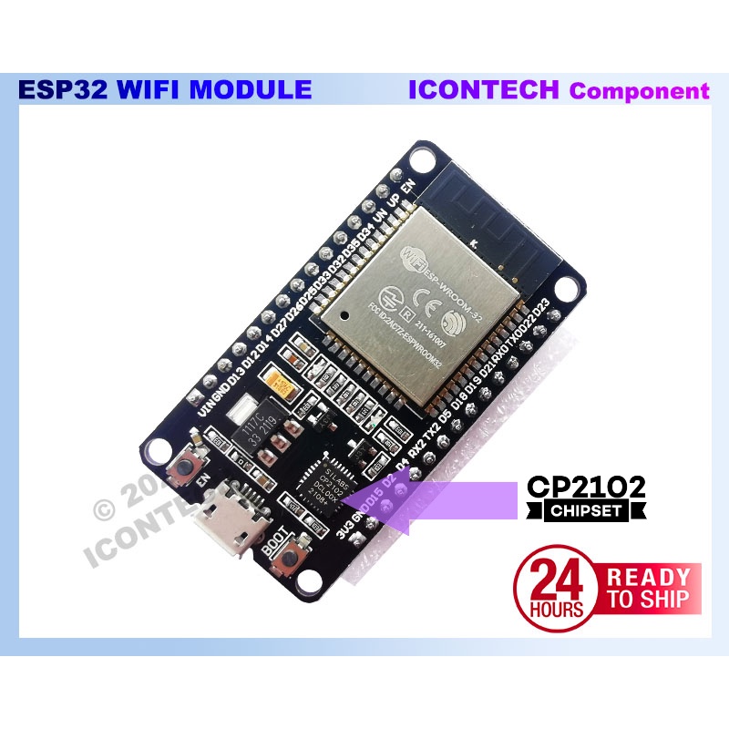 ESP32 WIFI Bluetooth Module IOT NODE-MCU32 ESP32S Node MCU (READY STOCK ...