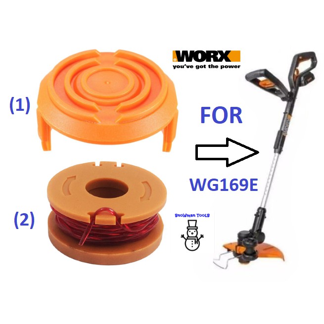 SPOOL LINE COVER CAP STRING CUTTER REFILL FOR WORX WG169E 20V