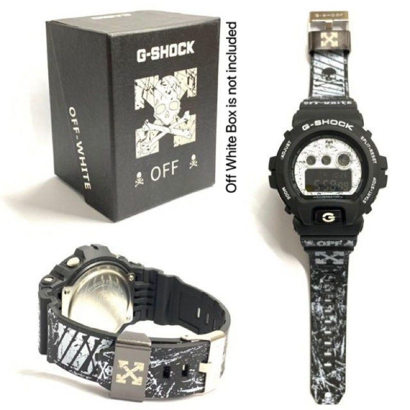 G shock off sales white