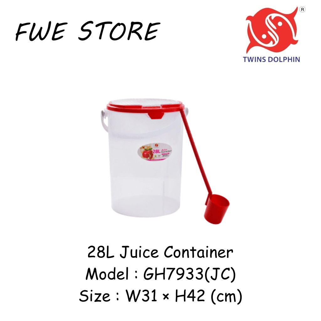 Twins Dolphin 28 Litres Juice Container / Water Dispenser / Water Container GH7933JC Shopee