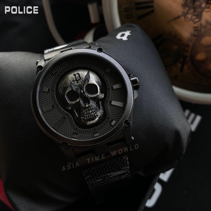 Ready Stock*ORIGINAL POLICE VERTEX CONTEMPORARY POPEWJG2108504 BLACK  STAINLESS STEEL WATER RESISTANT MEN\'S WATCH | Shopee Malaysia