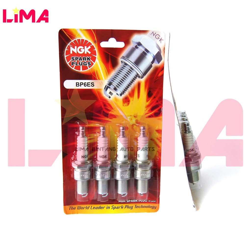 NGK SPARK PLUG FOR PROTON WIRA , ISWARA , SATRIA *ORIGINAL* ( BP6ES ) Shopee Malaysia