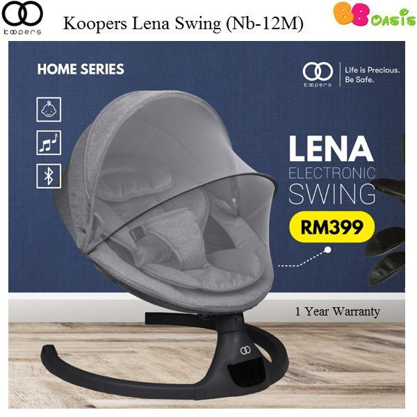 READY STOCK KOOPERS LENA BABY SWING ELECTRIC WITH MOTOR (1YEAR WARRANTY