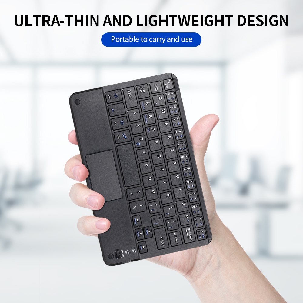 Tablet wireless keyboard for iPad Bluetooth touch keyboard 7inch mini