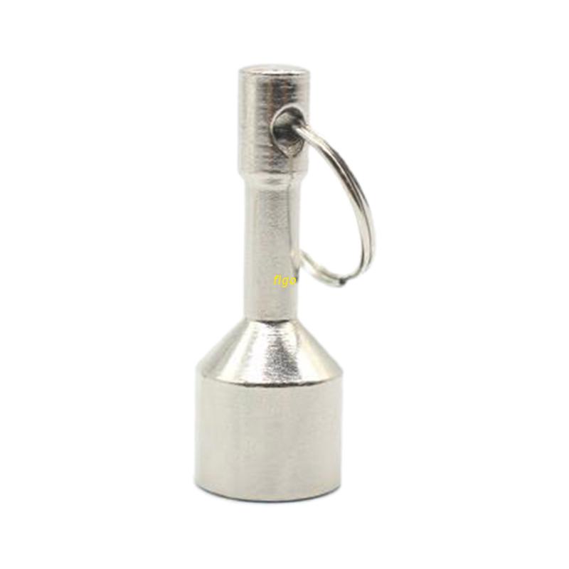 flgo Keychain for Testing Brass Gold Silver Ferrous Metal and