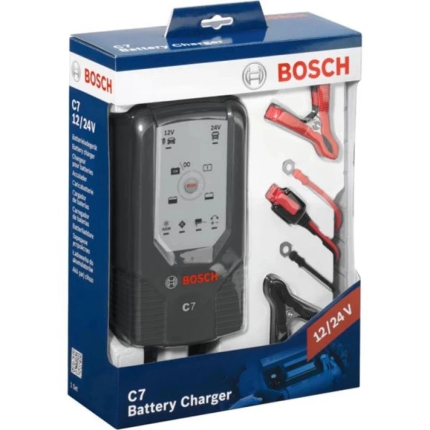 Mudah Cas Bateri Bosch C7 Baterry Charger 12 24V Shopee Malaysia