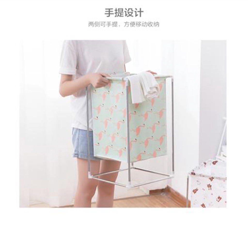 Dirty Clothes Laundry Basket Non Woven Fabric | Laundry Rack | Multi ...