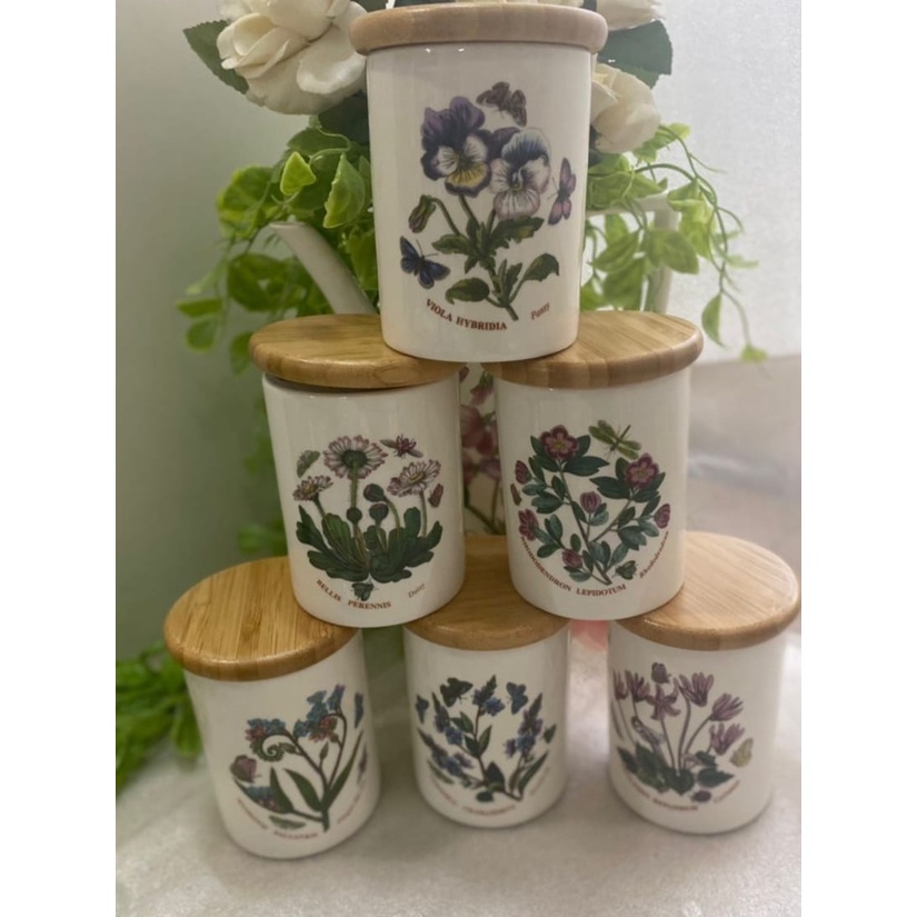 Portmeirion Botanic Garden 10 cm Storage Jars | Shopee Malaysia