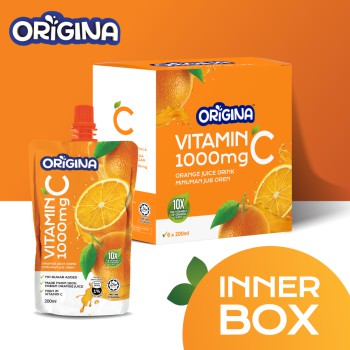 ORIGINA Vitamin C 1000mg|Minuman Jus Oren 6x200ml | Shopee Malaysia