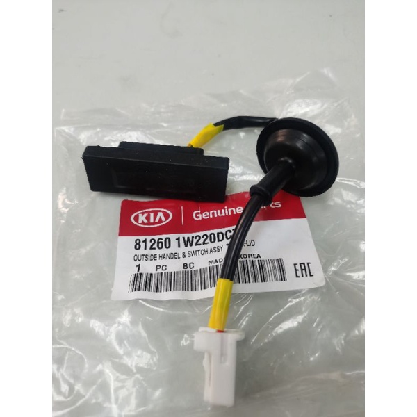 KIA RIO UB BONNET HANDLE SWITCH REAR 81260-1W220