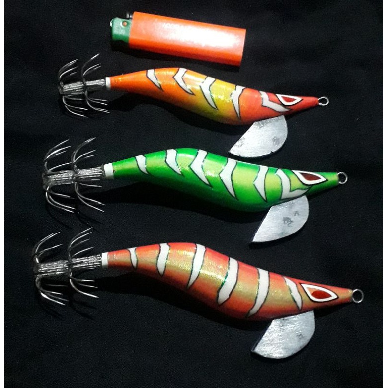 Squidjig 13cm Glow (EGI KHU HANDMADE) | Shopee Malaysia