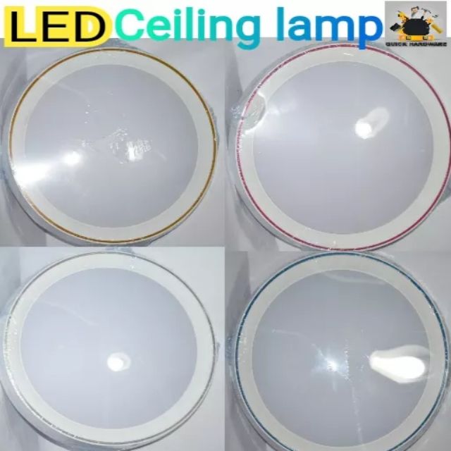 (BIGLITE) 24W Modern LED Ceiling Lamp, Ceiling Lamp with 4 Types of ...