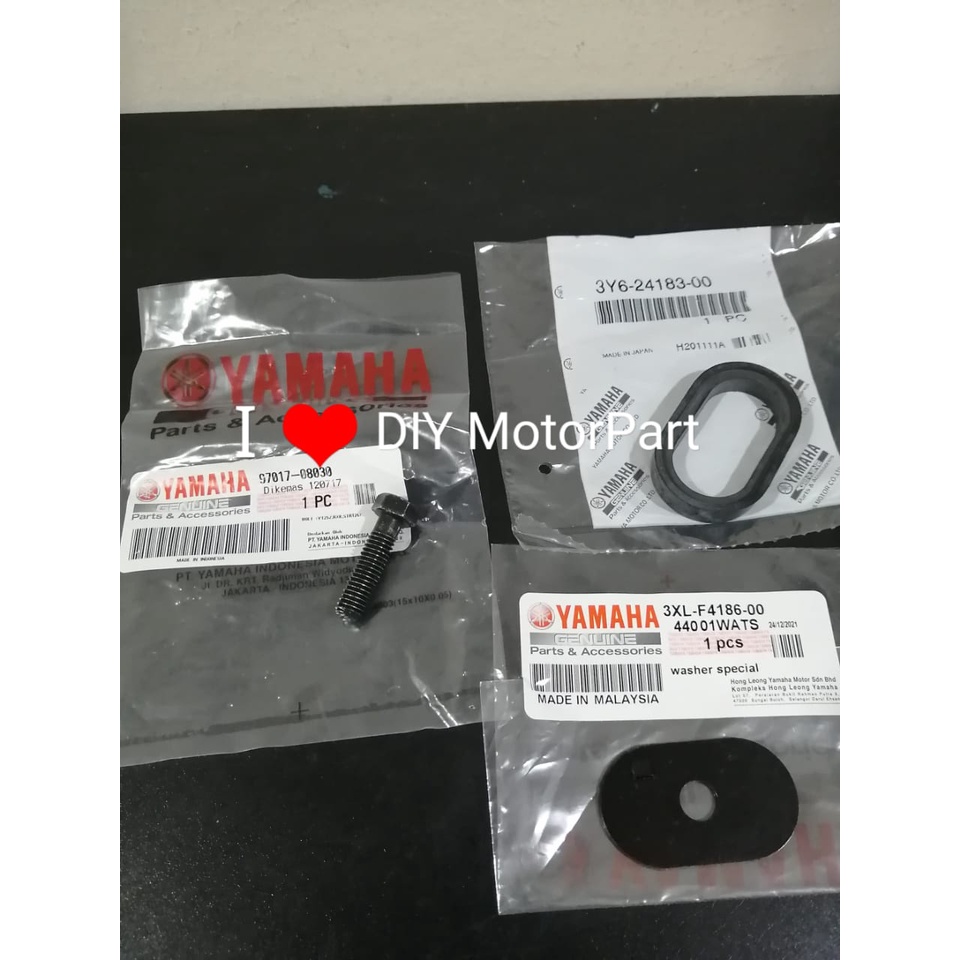 skru 1set ikat tank rxz complete original YAMAHA RXZ GETAH WASHER SKRU ...
