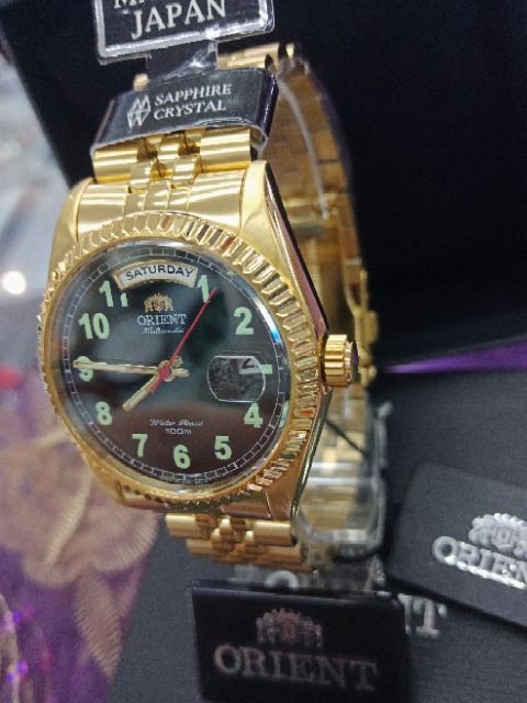 Orient SEV0J007BH B automatic man watch Shopee Malaysia