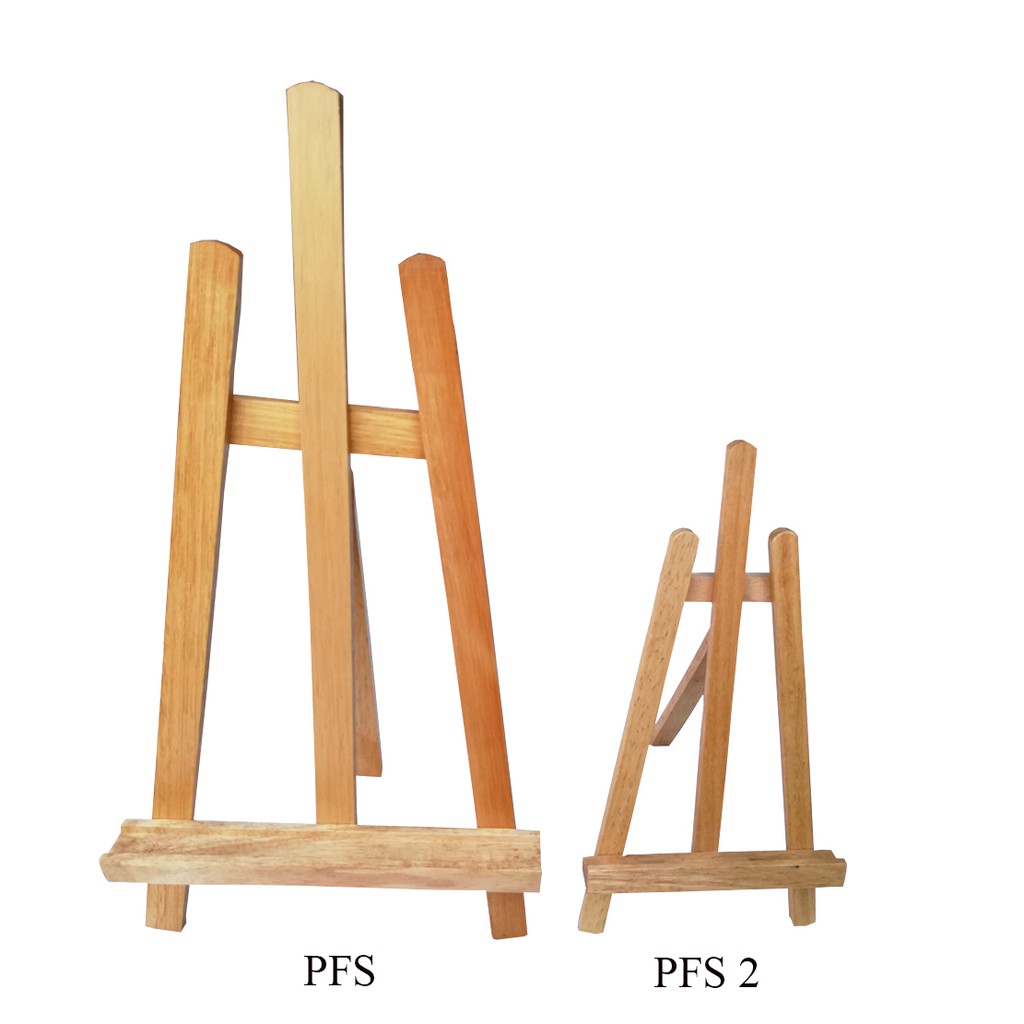 Wooden Picture Frame Stand Solid Wood Small Easel Table Display