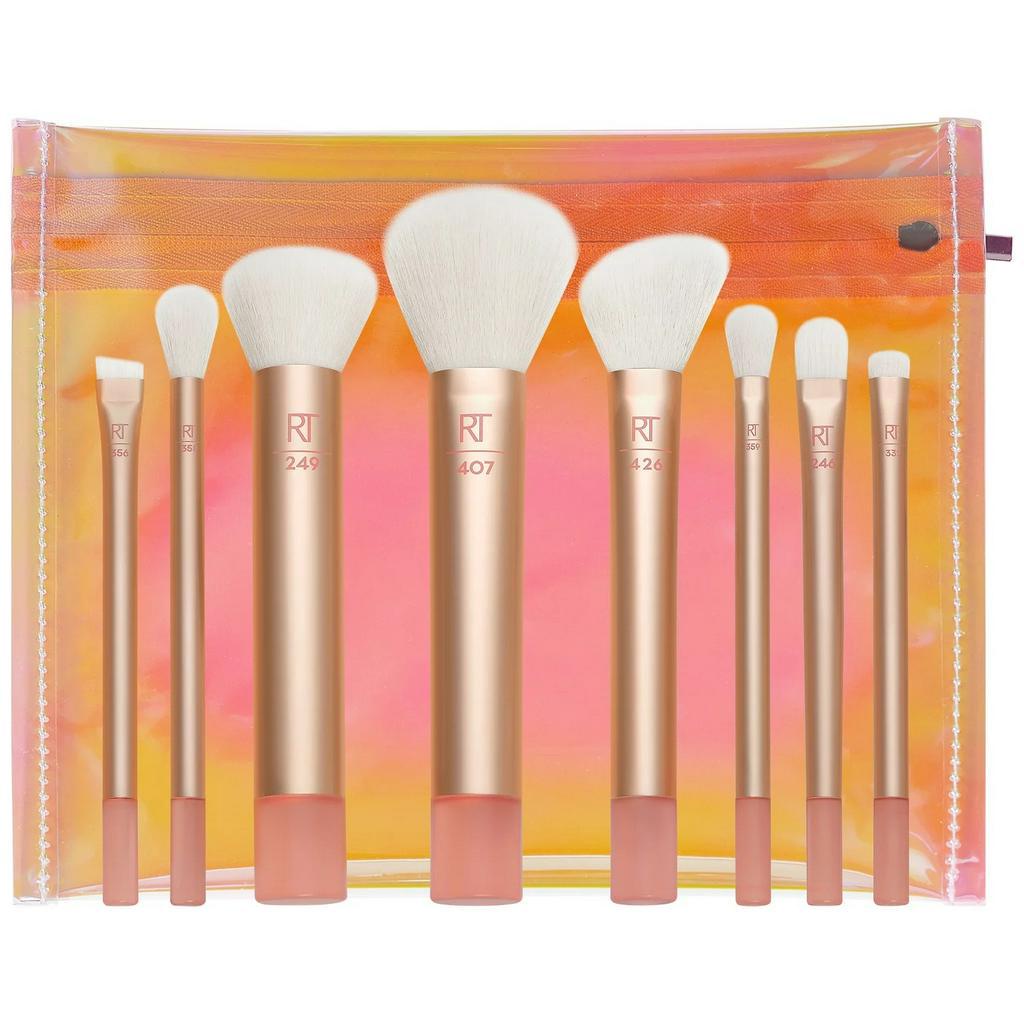 Real Techniques 8pcs *(Free Bag) The Wanderer Travel Makeup Brush Set ...