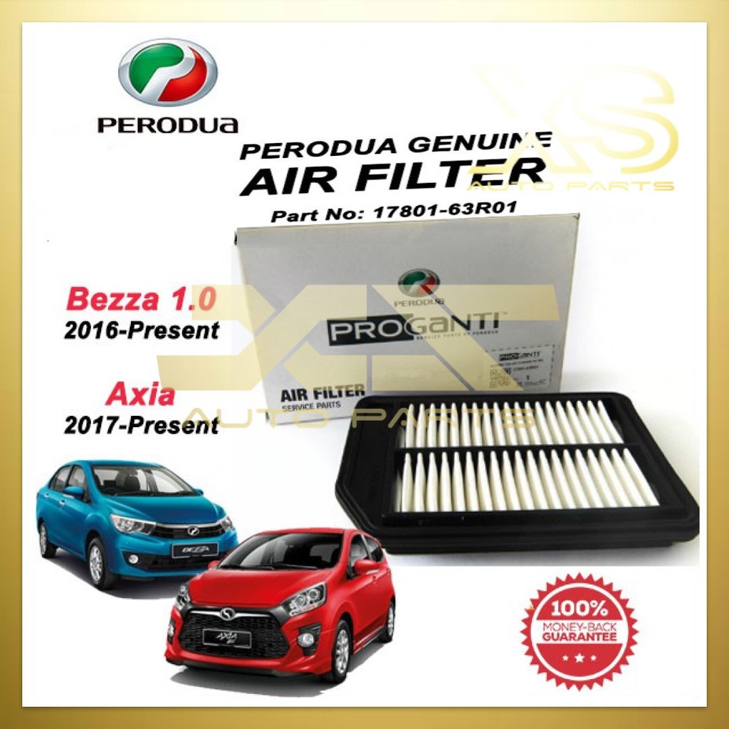 💯 ORIGINAL 💯PERODUA AXIA NEW (2017-) BEZZA 1.0 ENGINE AIR FILTER 17801 ...