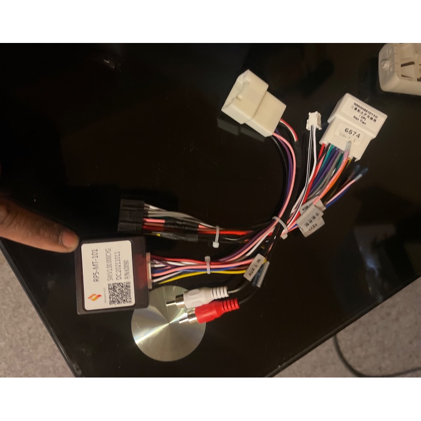 Car 16pin Audio Wiring Harness With Canbus Box For Mitsubishi Outlander