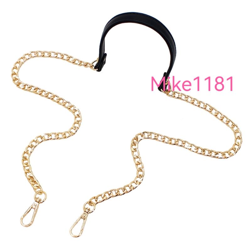 Golden Bag Chain Accessories Metal Extension Chains Underarm Crossbody  Shoulder Belt Replacement Bags Strap For Women's Bag