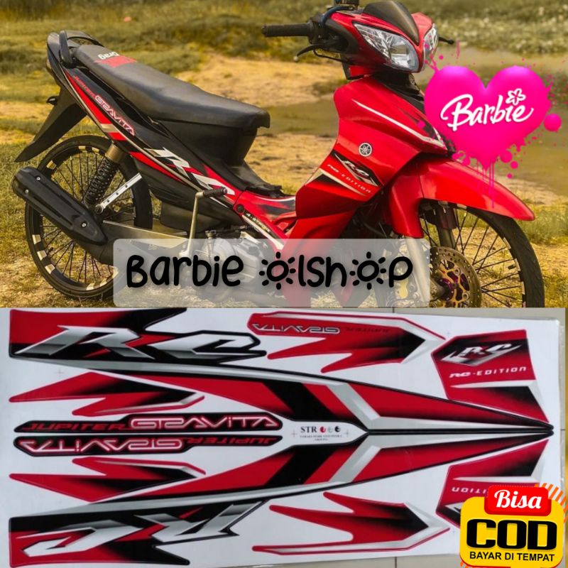 Striping Sticker Trim Body Variation Thailand Motorcycle Yamaha Jupiter