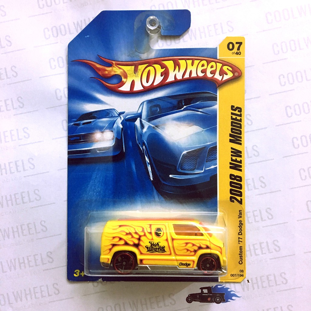 Hot Wheels 2008 New Models 1977 Custom Dodge Van – Copper Brown, 1:64 Die-Cast Modellauto