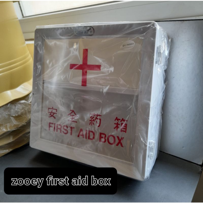 first aid common box zooey kit health mid kit box white color Shopee