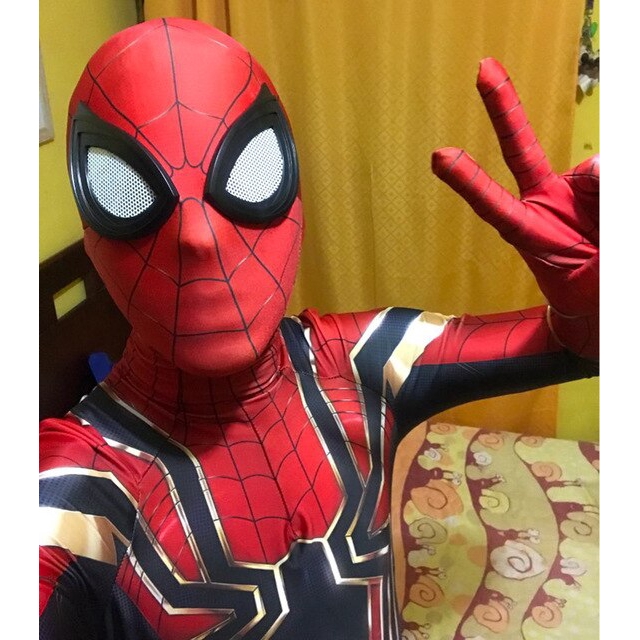 Adult Spider Man Costume Homecoming Cosplay Costume Tom Holland Iron Spider  Man Superhero 3D Print Spandex Zentai Suit | Shopee Malaysia