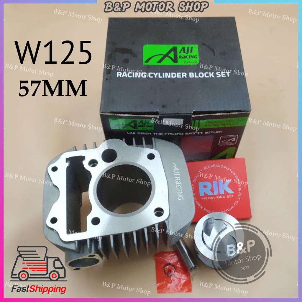 WAVE125 W125 AJI RACING 57mm Block Set | Shopee Malaysia