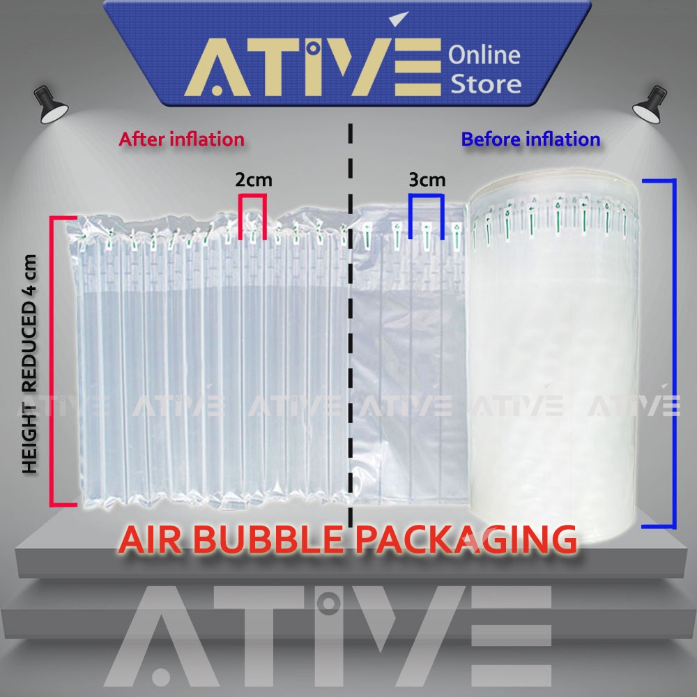 Thicker Inflatable bubble wrap air tube packaging Air column Air bubble ...
