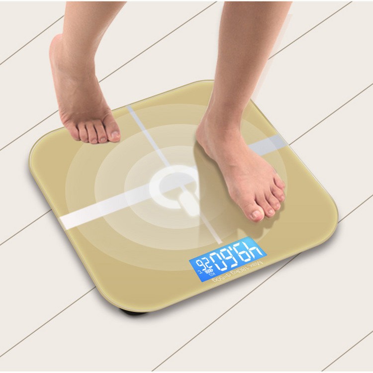 USB Rechargeable Weight Scale Bathroom Scale size:26x26CM with Anti ...