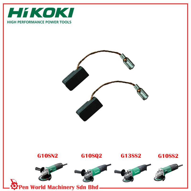 Hikoki ( Hitachi ) Carbon Brush for Grinder G10SS2 / G13SS2 / G10SQ2