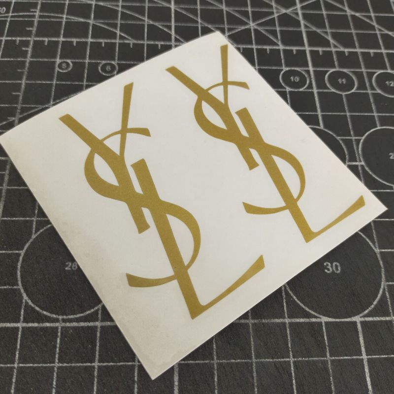 Cutting Sticker YSL LOGO stiker | Shopee Malaysia