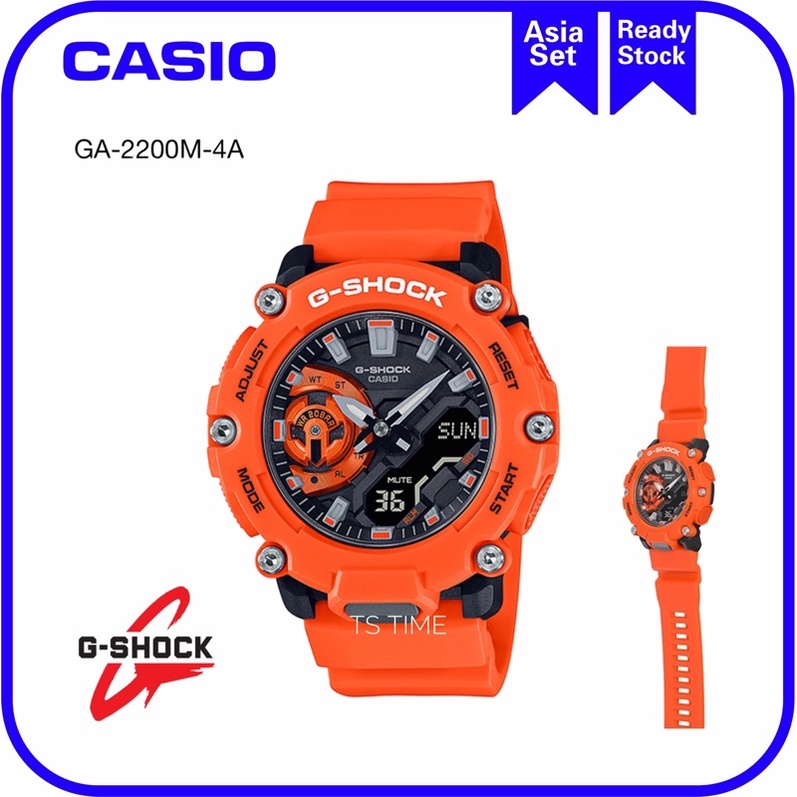 READY STOCK Casio G Shock GA 2200M 4A GA 2200M 4 GA 2200M GA 2200 Men Sport Watch