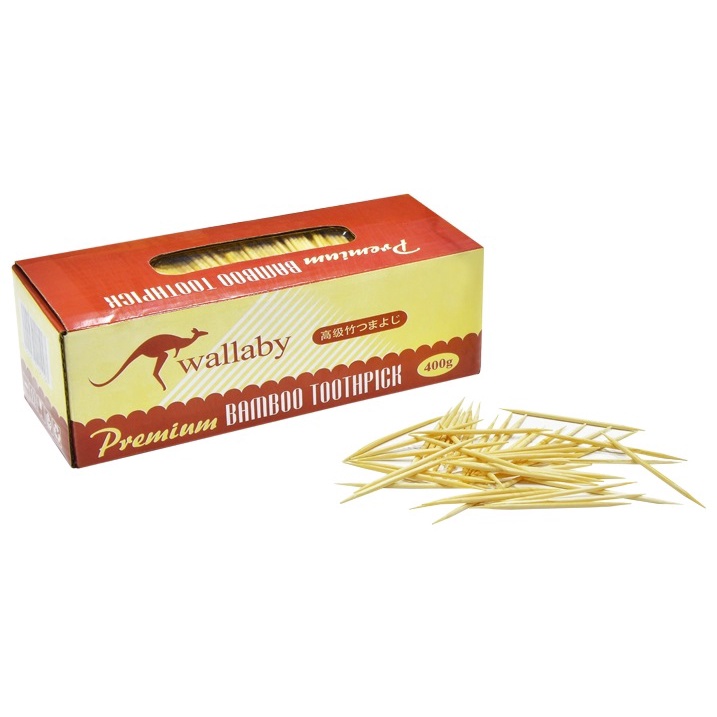 Bamboo Toothpicks (400gram per box) | Shopee Malaysia