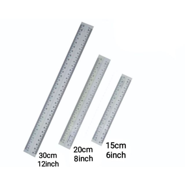 15cm 6inch plastic straight ruler white color